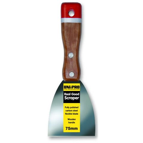 SCRAPER STEEL BLADE WOOD HDL UNIPRO 75MM