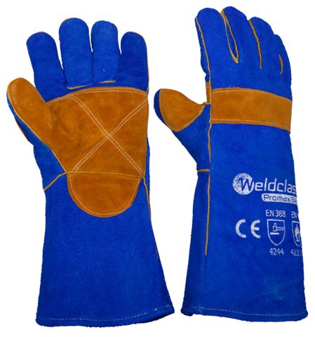 GLOVES WELDERS BLUE PROMAX STD WC-01775 (PAIR)