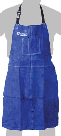 APRON LEATHER BLUE PROMAX 900x600MM