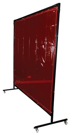 FRAME & CURTAIN KIT WELDING 1.8x2.0M RED (KIT)