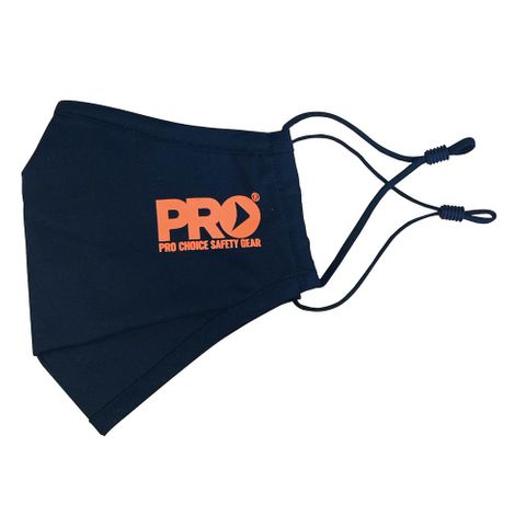 FACE MASK PROCHOICE REUSABLE AND WASHABLE BLACK