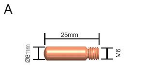 CONTACT TIP MIG 0.9MM WIRE TWECO 195/T1 (PK 5)