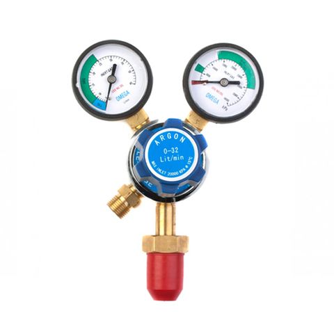 REGULATOR ARGON TWIN GAUGE 0-55 L/MIN