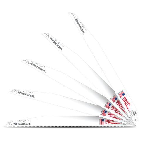RECIPRO BLADE MILW G/P WRECKER 300MM 7/11TPI (PK5)