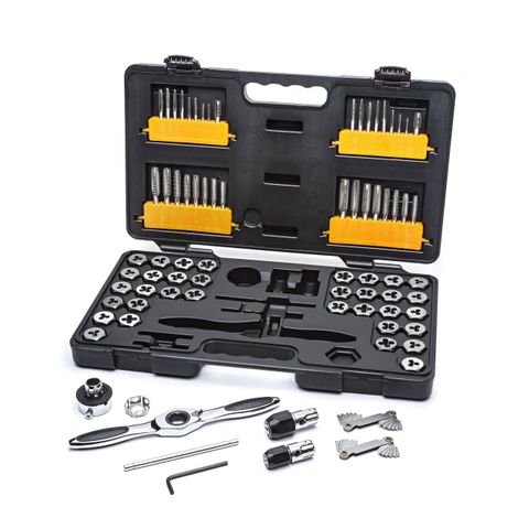 TAP & DIE SET GEARWRENCH 77PCS W/RATCHET (KIT)