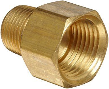 ADAPTOR BRASS M&F 1/4"M x 1/4"F