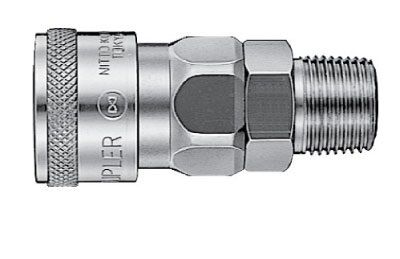 COUPLER NITTO AIRLINE 1/4" MALE 20SM