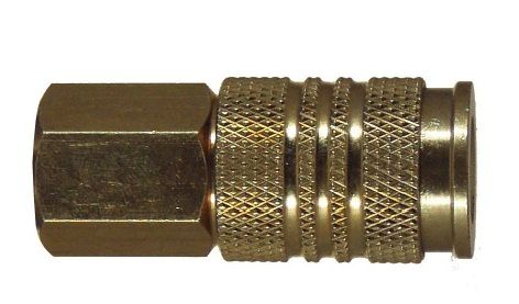 COUPLER RYCO 1/4" FEMALE THREAD