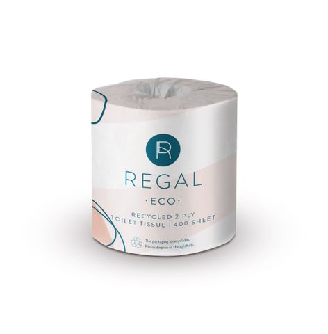 TOILET PAPER RECYCLED REGAL 2PLY (PACK 48)