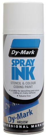 PAINT DYMARK SPRAY INK WHITE 315G