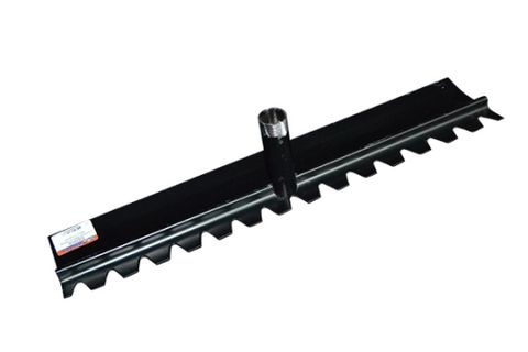 RAKE CONCRETE STEEL BLADE  NOTCHED 570MM