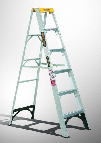 LADDER GORILLA SINGLE SIDED STEP ALUM 1.8M 150KG