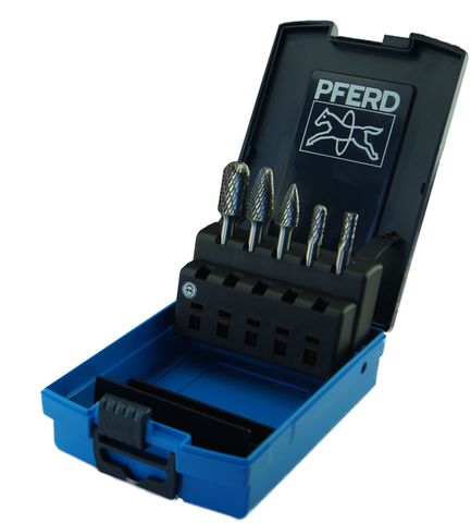 BURR SET PFERD CARBIDE 5PC SET