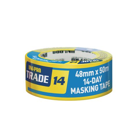 TAPE MASKING BLUE 14DAY UNIPRO 48MM X 50M (ROLL)