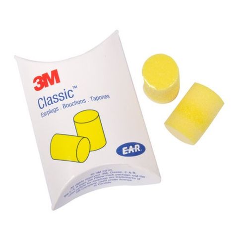 EARPLUG 3M CLASSIC CYLINDER UNCORDED (BOX 200)