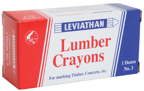 CRAYON LUMBER BLUE NO3 LEVIATHAN (PK 12)