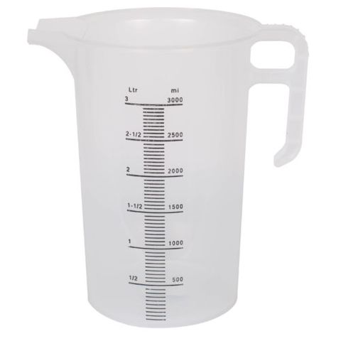JUG MEASURING POLY  3.0 LITRE