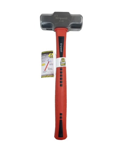 HAMMER CLUB GRIPWELL F/GLASS 4LB LONG HDL VERSION