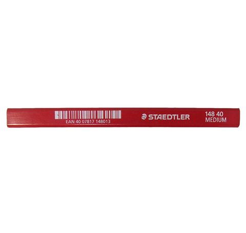 PENCIL CARPENTER MED RED (PACK 12)
