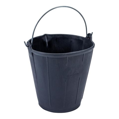 BUCKET MASONRY OX H/D RUBBER 15L