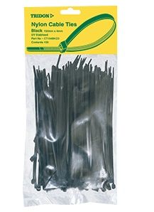 CABLE TIE PLASTIC BLACK 550X9MM (PACK 25)