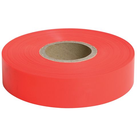 TAPE SURVEY/FLAGGING GLO ORANGE 100MT (ROLL)