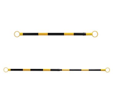 CONE BAR RETRACTABLE 2M YELLOW BLACK