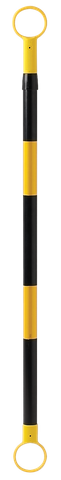 CONE BAR RETRACTABLE 2M YELLOW BLACK