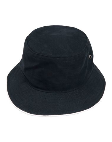 HAT BUCKET NAVY/WHITE  S/M