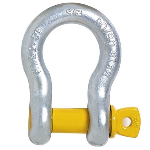 SHACKLE BOW 6MM 500KG SCREW PIN GRD S