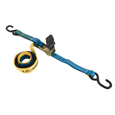 RATCHET TIE DOWN S/HOOK 25MMX4M 450KG