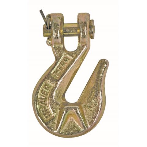 HOOK GRAB CLEVIS WINGED GOLD 7-8MM 3.8T GRD70