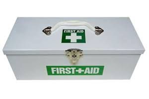 FIRST AID WORKPLACE SML METAL BOX
