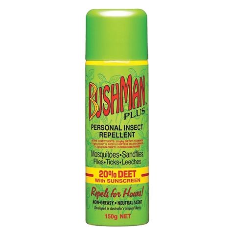 INSECT REPELLENT BUSHMAN DEET AEROSOL 20% 150GR