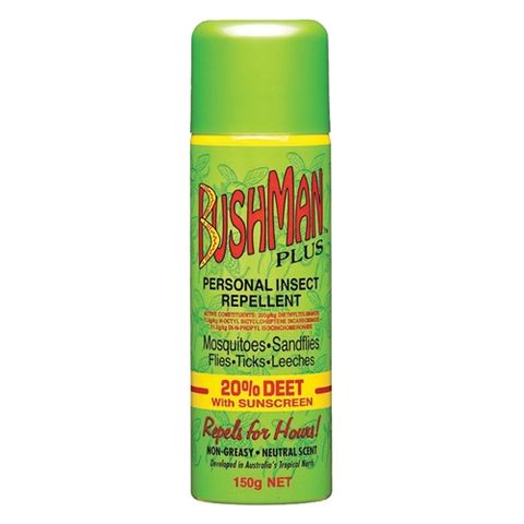 INSECT REPELLENT BUSHMAN DEET AEROSOL 20% 150GR