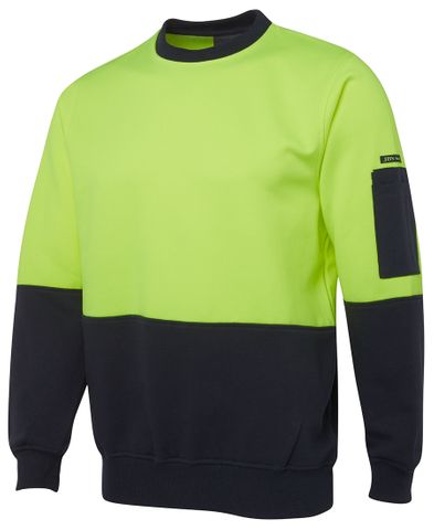 JUMPER ROUND NECK YELL/NAVY MED