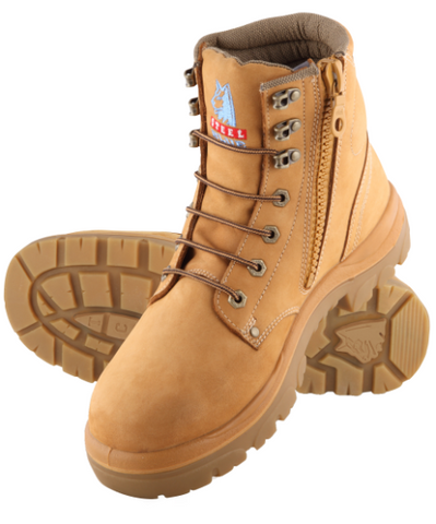 BOOT S/BLUE L/U ARGYLE ZIP 312152 WHEAT 8 (PAIR)