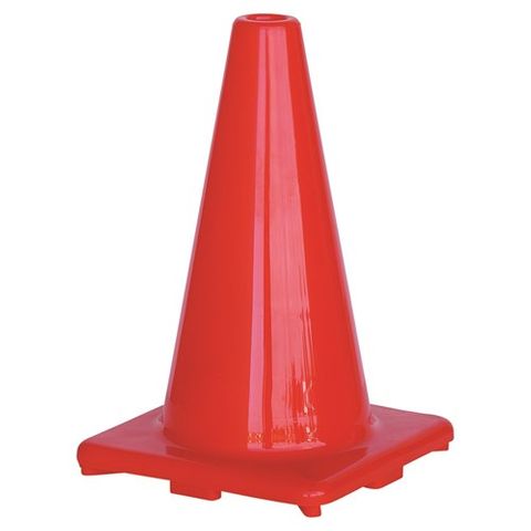 CONE TRAFFIC ORANGE PLAIN 700MM (B)