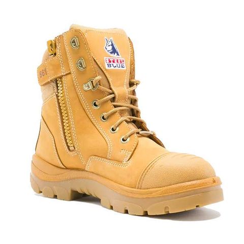 BOOT S/BLUE SOUTH CROSS ZIP 312661 WHEAT 10 (PAIR)