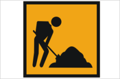 SIGN SYMBOL WORKMAN CFLT 600X600MM CL1