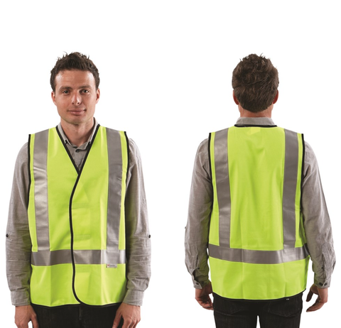 VEST SAFETY DAY/NIGHT YELLOW LGE