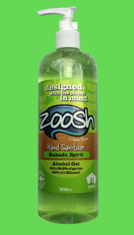 SANITISER HAND GEL ZOOSH KAKADU SPIRIT 5L