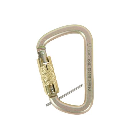 KARABINER TWIST LOCK DBL ACTION 19MM GATE 16KN