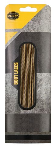 LACES SHOE GOLD/BROWN OLIVER 155CM (PAIR)