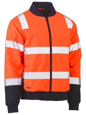 JACKET BOMBER ORANGE/NAVY LGE