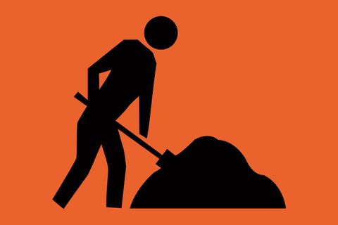 SIGN WORKMAN AHEAD ALUM 900X600MM CL1