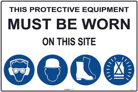 SIGN MULTI CONDITION MTL 900X600MM