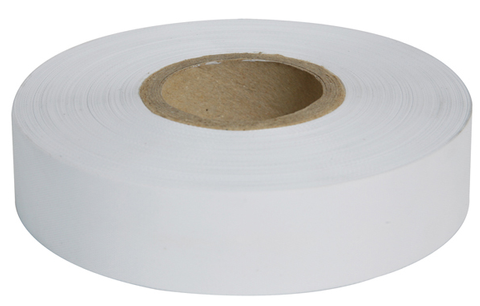 TAPE SURVEY/FLAGGING WHITE 100MT 47760123 (ROLL)