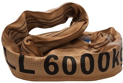 SLING ROUND 6T X 4M BROWN