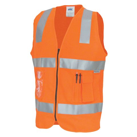 VEST DAY/NIGHT ZIP ORANGE REF XLGE